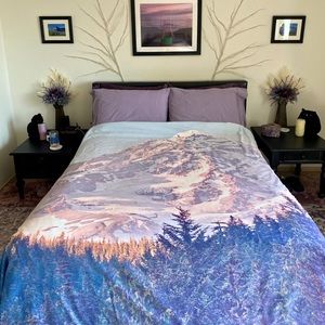 Mt. Rainier duvet comforter cover
